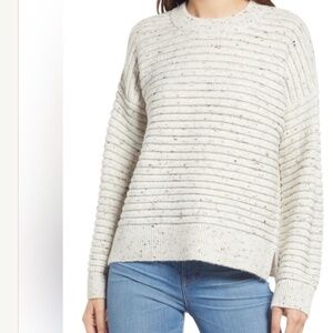 Madewell Donegal Elsmere Pullover Sweater – Donegal Snow – Size Small